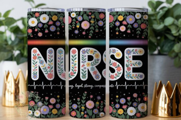 Nurse Floral Tumbler Graphics & Wraps Review