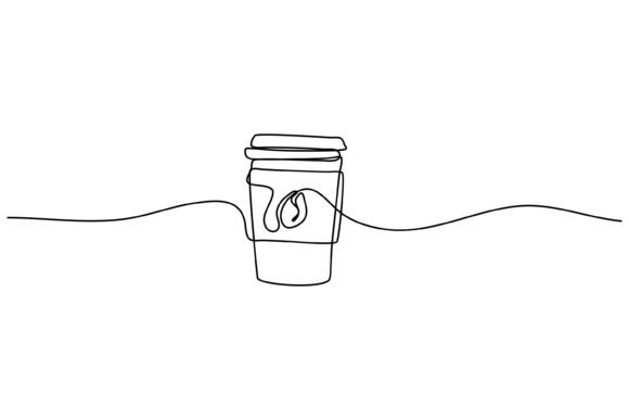 One Line of Paper Cup: Graphics for Minimalist Branding