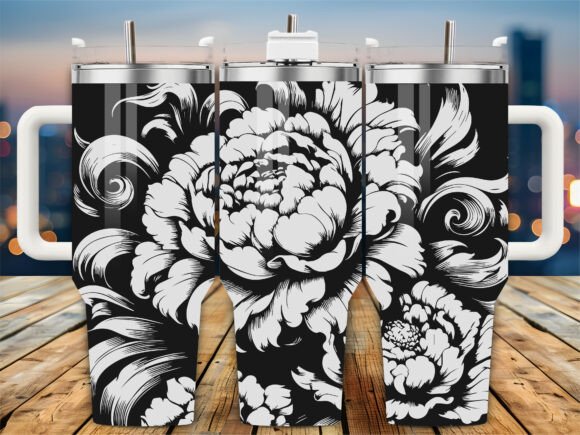 Poppy Flower Field 40oz Tumbler: Graphics for Crafts